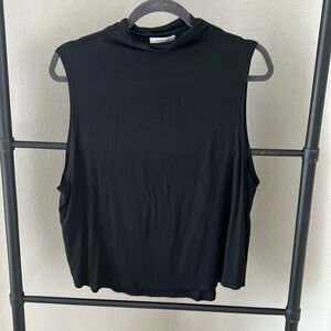 Babaton Sz large mock sleeveless shirt.